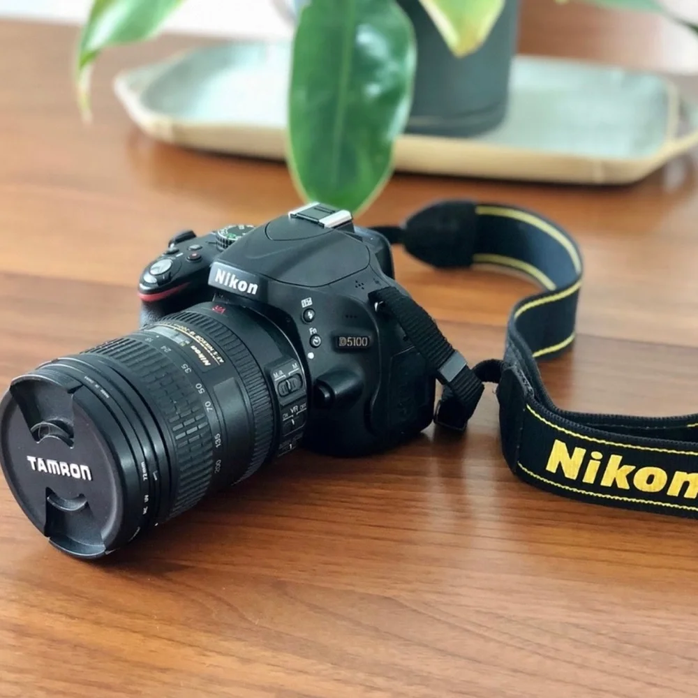 Nikon D5100 digital camera w/ 2 LENSES